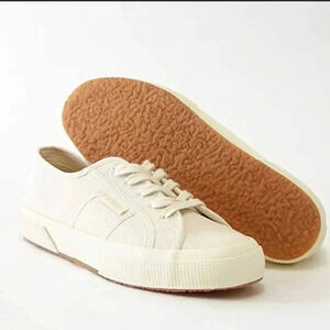 Superga 2750 Damen Organic Canvas Natural Beige Unisex Sneakers